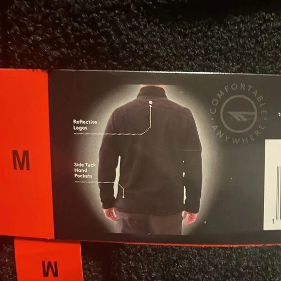 Hi-Tec Men’s ¼ Zip Pullover Pebble Fleece Medium - Picture 3 of 7